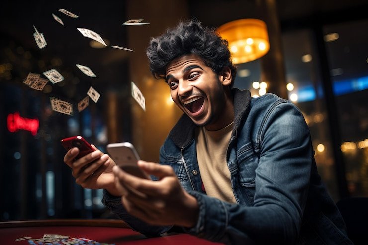 মোবাইলে লাকি হুইল গেমস ব্রাউজিং দৃশ্য